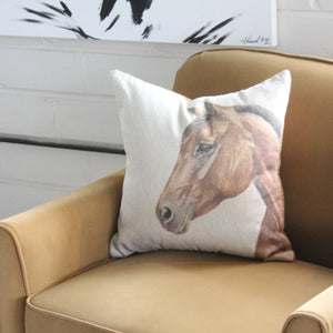 pillow | square | horse portrait