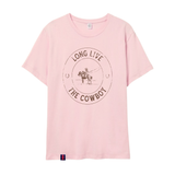 t-shirt | faded pink | cowboy