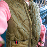 THE quilted jacket | bright pink