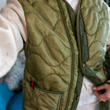 THE quilted jacket | oatmeal