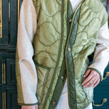 THE quilted jacket | oatmeal