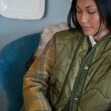 THE quilted jacket | golden sky plaid