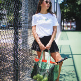 t-shirt | white | tennis