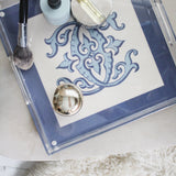 monogram acrylic tray