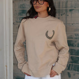 deconstructed pullover | equine graffiti | sandstone