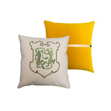 square pillow | jaguar crest