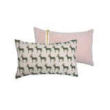 lumbar pillow | multi santa horse | lavender