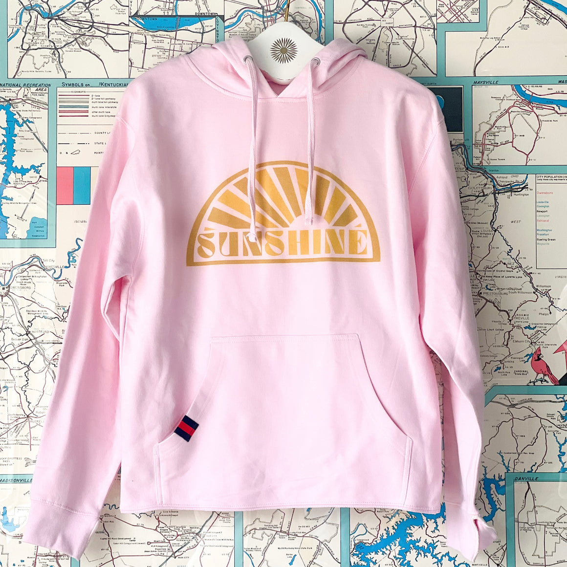 hoodie | sunshine | light pink
